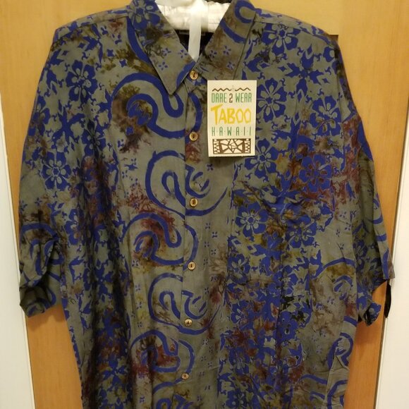 Men's Hawaiian Shirt L - Picture 1 of 4